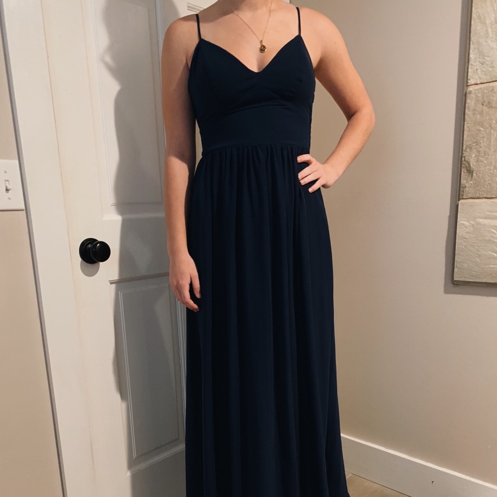 Prom Dress, Navy Blue